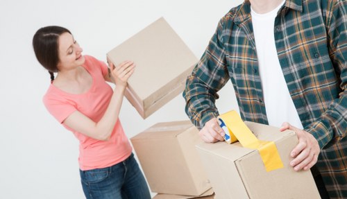 Van loading help for furniture collection in Streatham