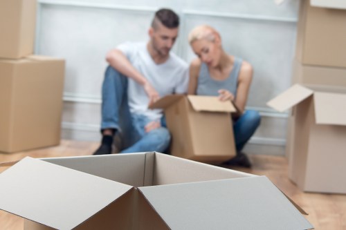 Careful loading of sofas and household furniture for transport in Streatham