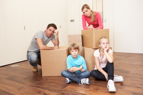 Local moving team helping with a student flat move in Streatham