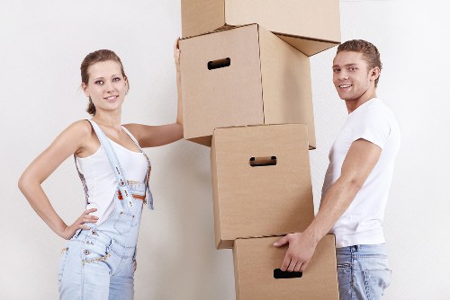 Local Streatham moving truck supporting a flat or house move