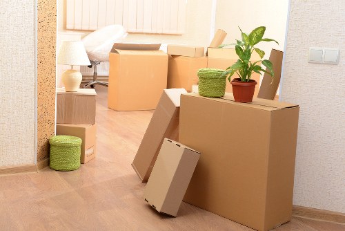 Unpacking service helping a family settle into a new Streatham property