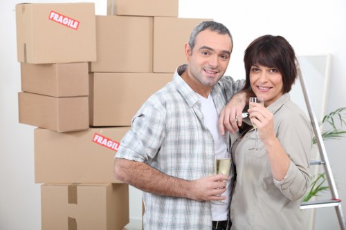 Student removals service preparing for a move in Streatham